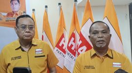 Ketua DPD Hanura Provinsi Kepri Drs. Ady Hermawan dan Ketua Terpilih DPC Hanura Karimun Rodiansyah