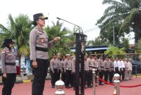 Kapolres Karimun Kapolres Karimun AKBP Yunita Stevani Pimpin Sertijab Kasatlantas hingga Kapolsek
