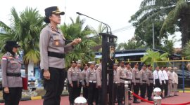 Kapolres Karimun Kapolres Karimun AKBP Yunita Stevani Pimpin Sertijab Kasatlantas hingga Kapolsek