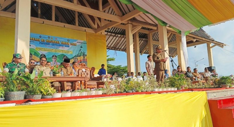 Wakil Gubernur Provinsi Kepri menjadi Instruktur Apel Peringatan Bulan K3 Nasional Ke-56 tahun.