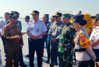 Bupati Karimun dan Forkopimda saat cek kesiapan pelabuhan.