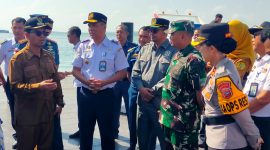 Bupati Karimun dan Forkopimda saat cek kesiapan pelabuhan.