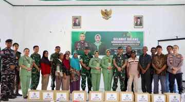 Kunker ke Moro, Dandim 0317/TBK Perkuat Soliditas dan Kepedulian Sosial