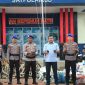 Satpolairud Polres Karimun berhasil membongkar praktik pengiriman 9,5 ton terak timah dan batangan timah tanpa izin.