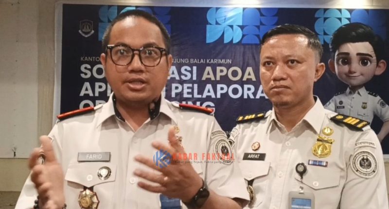 Kakanim Kelas II TBK, Dwi Avandho Farid dan Kasi Tikkim, Muhammad Arfat.