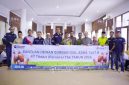 PT Timah (Persero) Tbk menyalurkan hewanqurban di Bangka Tengah. Foto:Ist/Dok. PT Timah Tbk