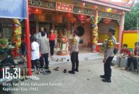 Polres Karimun melakukan pengamanan di tempat ibadah. Foto: Ist/Dok. Humas Polres Karimun