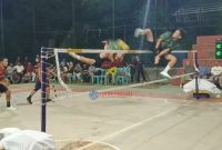 Pertandingan eksebisi antara Porkam vs Baran Jaya, pembukaan Liga Sepak Takraw Silaturahmi Session 2.