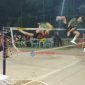 Pertandingan eksebisi antara Porkam vs Baran Jaya, pembukaan Liga Sepak Takraw Silaturahmi Session 2.