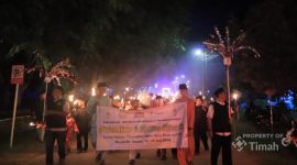 Ratusan warga, tokoh agama, pemuda, hingga anak-anak mengikuti peringatan Tahun Baru Islam 1448 Hijriah. Foto: Dok. PT Timah Tbk.