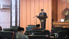 Wakil Bupati Karimun, Rocky Marciano Bawole, S.Sos., M.M., dalam pidato pembacaan nota pengantar Laporan Pertanggungjawaban Pelaksanaan APBD Tahun Anggaran 2025
